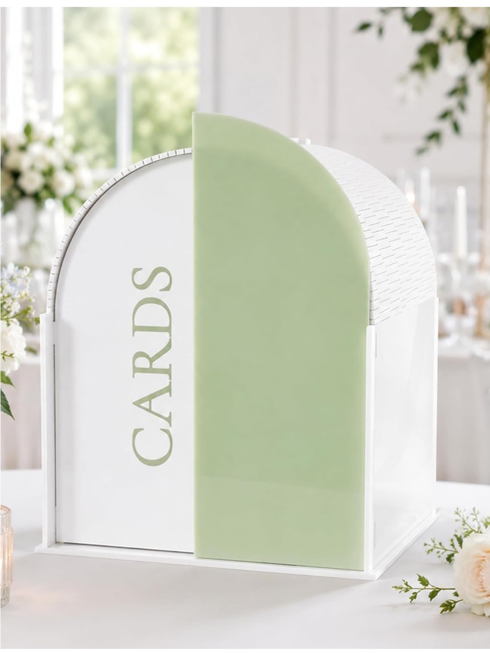 DIY Arched wedding card box